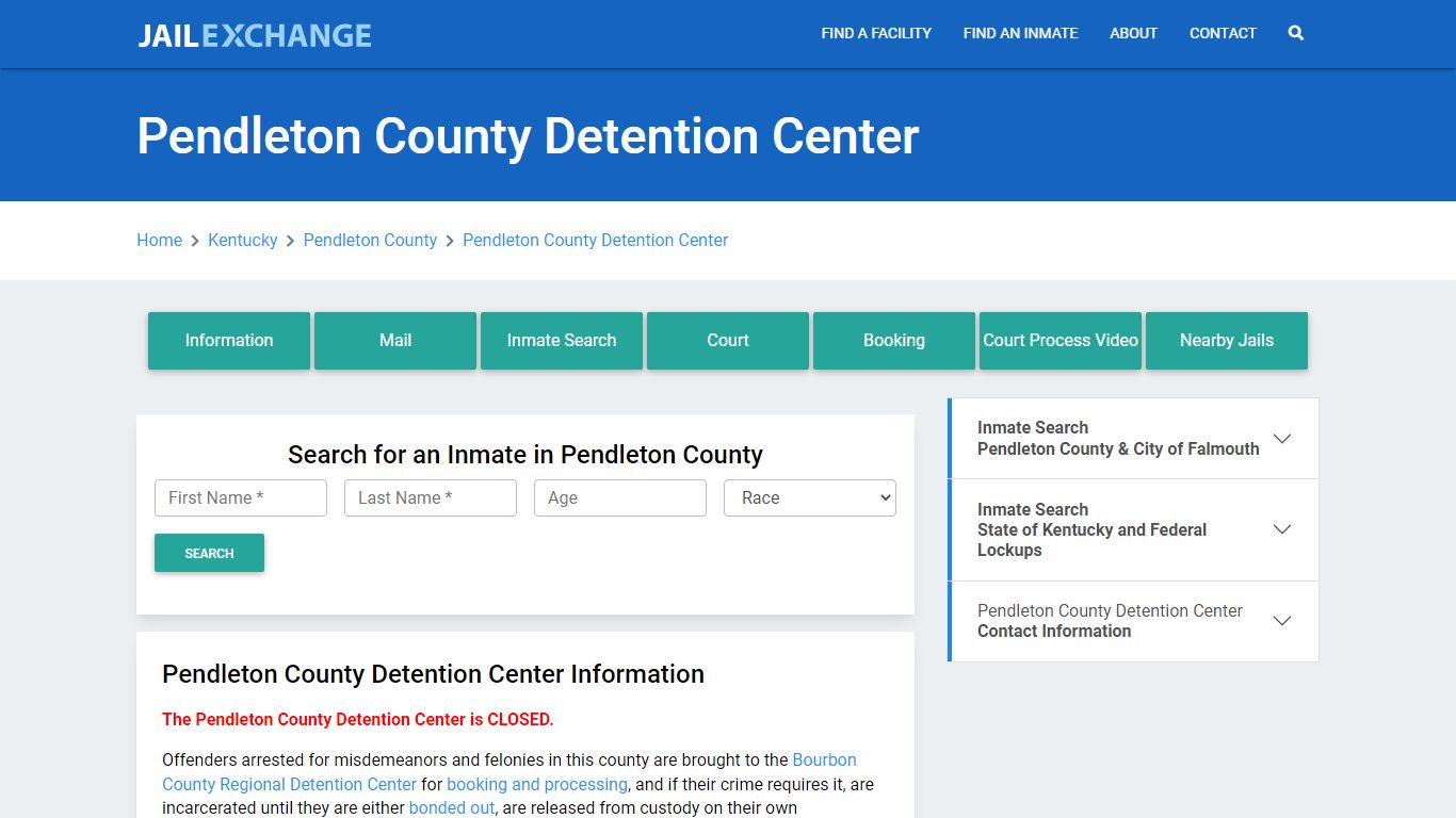 Pendleton County Detention Center - Jail Exchange